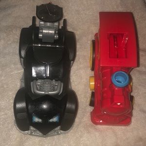 Bat-mobile AND choo-choo Train